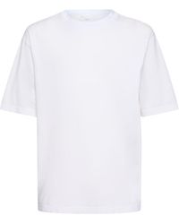 Cellar Door - Daniel ライトコットンブレンドジャージーtシャツ - Lyst
