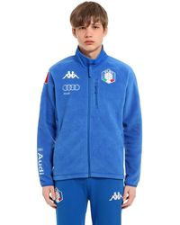 Kappa Fisi Italian Ski Team Fleece Sweatshirt - Blue