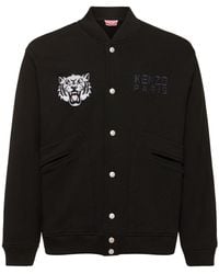 KENZO - Happy Tiger Embroidered Bomber Jacket - Lyst