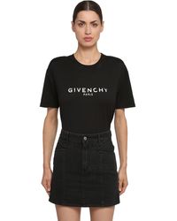Givenchy T-shirt en coton imprimé - Noir
