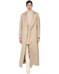 Max Mara Mantel Aus Kascmir Und Kamelhaar "jago" - Natur