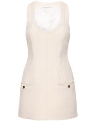 Philosophy Di Lorenzo Serafini - Sleeveless Bouclé Mini Dress - Lyst