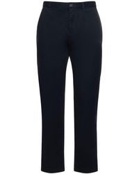 Armani Exchange - Pantalones de algodón stretch - Lyst