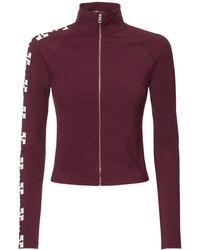 Tory Sport - Damen Reißverschluss-Oberteil Aus Nylon Mit Logo - Lyst
