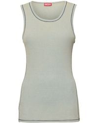 DIESEL - T-Go Cotton Blend Tank Top - Lyst