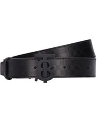 Burberry - 35mm Tb Logo Plaque Belt - Lyst