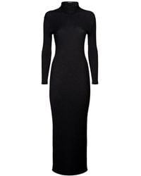Balenciaga - Fitted Wool Dress - Lyst