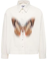 Bonsai - Butterfly Print Cotton Shirt - Lyst