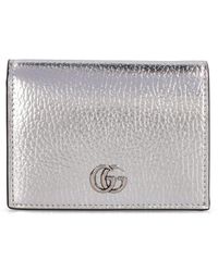 Gucci - gg Petite Marmont Leather Wallet - Lyst
