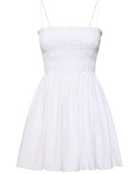 Matteau - Smocked Organic Cotton Dress - Lyst