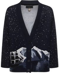 Alanui - Cardigan nowhere in maglia di misto lana - Lyst