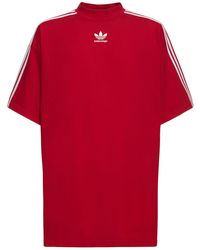 Balenciaga - Adidas Oversize Cotton T-shirt - Lyst