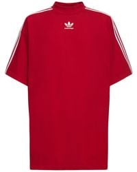 Balenciaga - T-shirt oversize en coton adidas - Lyst
