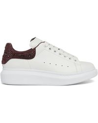 Alexander McQueen - 45mm Embellished Leather Sneakers - Lyst