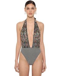 Missoni Costume Intero In Pizzo - Multicolore