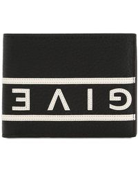 Givenchy Billetera con logo en contraste - Negro