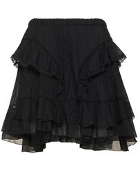 Isabel Marant - Moana Cotton Mini Skirt - Lyst