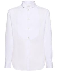 Giorgio Armani - Cotton Tuxedo Shirt - Lyst