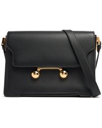 Marni - Medium Trunkaroo Leather Shoulder Bag - Lyst