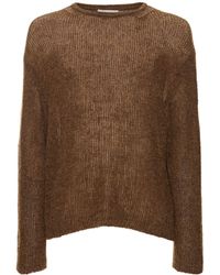 Nanushka - Wool Blend Knit Crewneck Sweater - Lyst