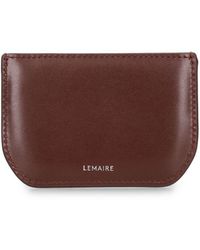 Lemaire - Calepin Leather Card Holder - Lyst