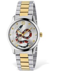 Gucci Reloj G-timeless Con Serpiente 38mm - Metálico