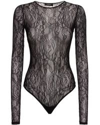 Wardrobe NYC - Lace Bodysuit - Lyst