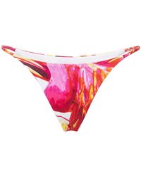 Louisa Ballou - Mini Ring Printed Bikini Bottom - Lyst