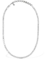 DSquared² - D2 Crystal Tennis Collar Necklace - Lyst