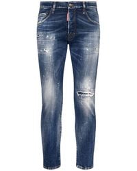 DSquared² - Skater Stretch Cotton Denim Jeans - Lyst