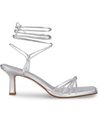 Aeyde - 65Mm Roda Laminated Leather Sandals - Lyst