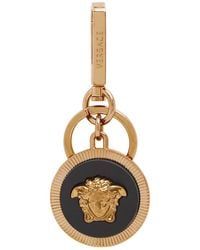 Versace - Metal Logo Key Ring - Lyst