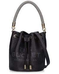 Marc Jacobs Bolso Bucket The Leather - Negro