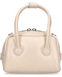 MARGESHERWOOD CROSS STRAP BESSETTE BAG - LEMON PATENT