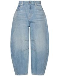 Helmut Lang - Cocoon High Rise Cotton Jeans - Lyst