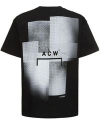 A_COLD_WALL* - Camiseta de algodón jersey estampada - Lyst