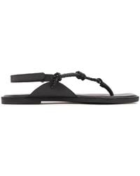 St. Agni - 10Mm Woven Rope Leather Sandals - Lyst