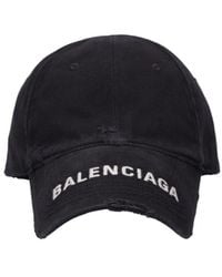 Balenciaga - Kappe Aus Baumwolle Mit Logo - Lyst