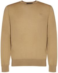 DSquared² - Monogram Wool Crewneck Sweater - Lyst