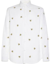DSquared² - Embroidered Cotton Relaxed Shirt - Lyst