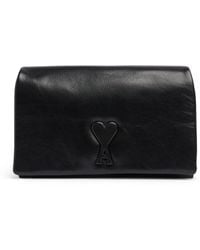 Ami Paris - Voulez Vous Leather Wallet Clutch - Lyst