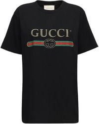 Gucci Oversized Logo T-shirt - Black