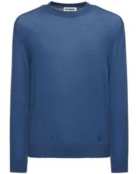 Jil Sander - Extra Fine Knit Wool Sweater - Lyst