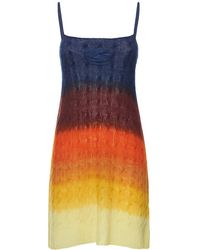 Etro - Wool Knit Mini Dress - Lyst