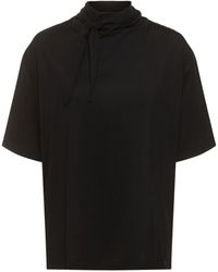 Lemaire - Cotton T-Shirt W/ Scarf - Lyst