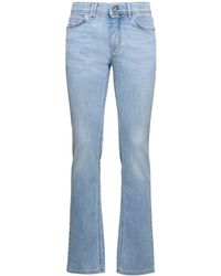Brioni - Jeans meribel in denim di cotone stretch - Lyst