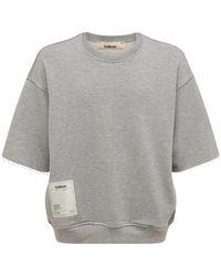 Haikure - Sweatshirt Aus Baumwolle Mit U-ausschnitt - Lyst