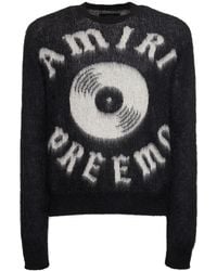 Amiri - Preemo Mohair Blend Crewneck Sweater - Lyst