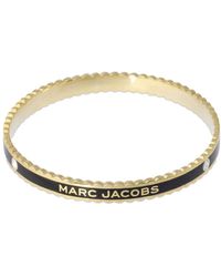 Marc Jacobs - The Medallion Scalloped Bangle Bracelet - Lyst