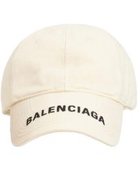 Balenciaga - Logo-embroidered Corduroy Cap - Lyst